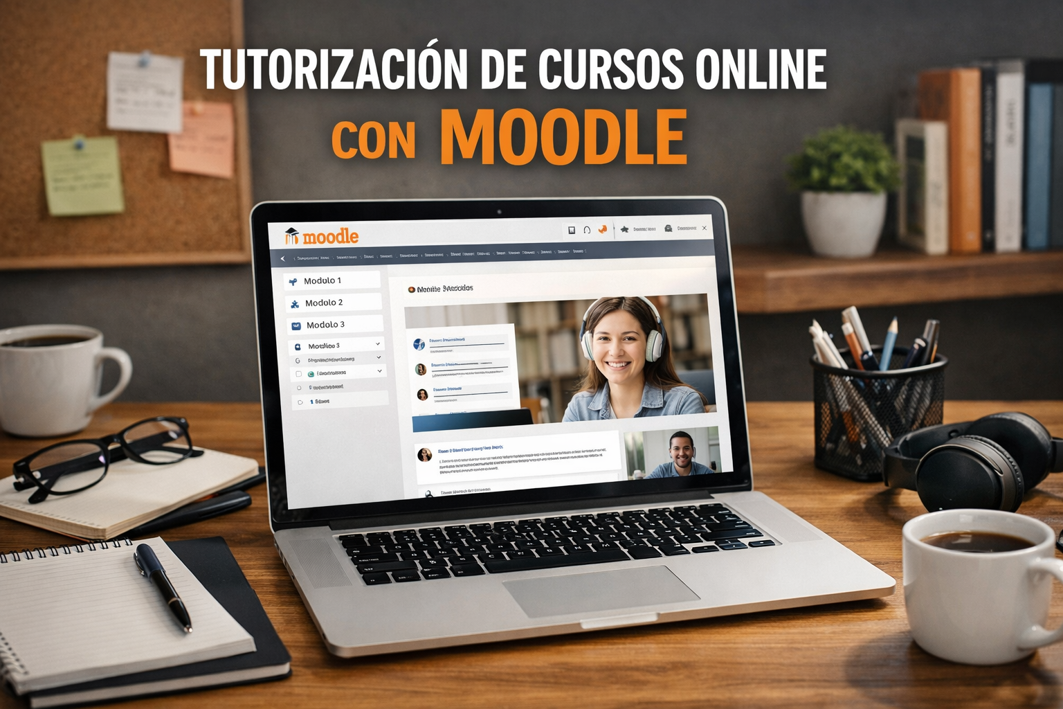 Tutorización de cursos online con Moodle